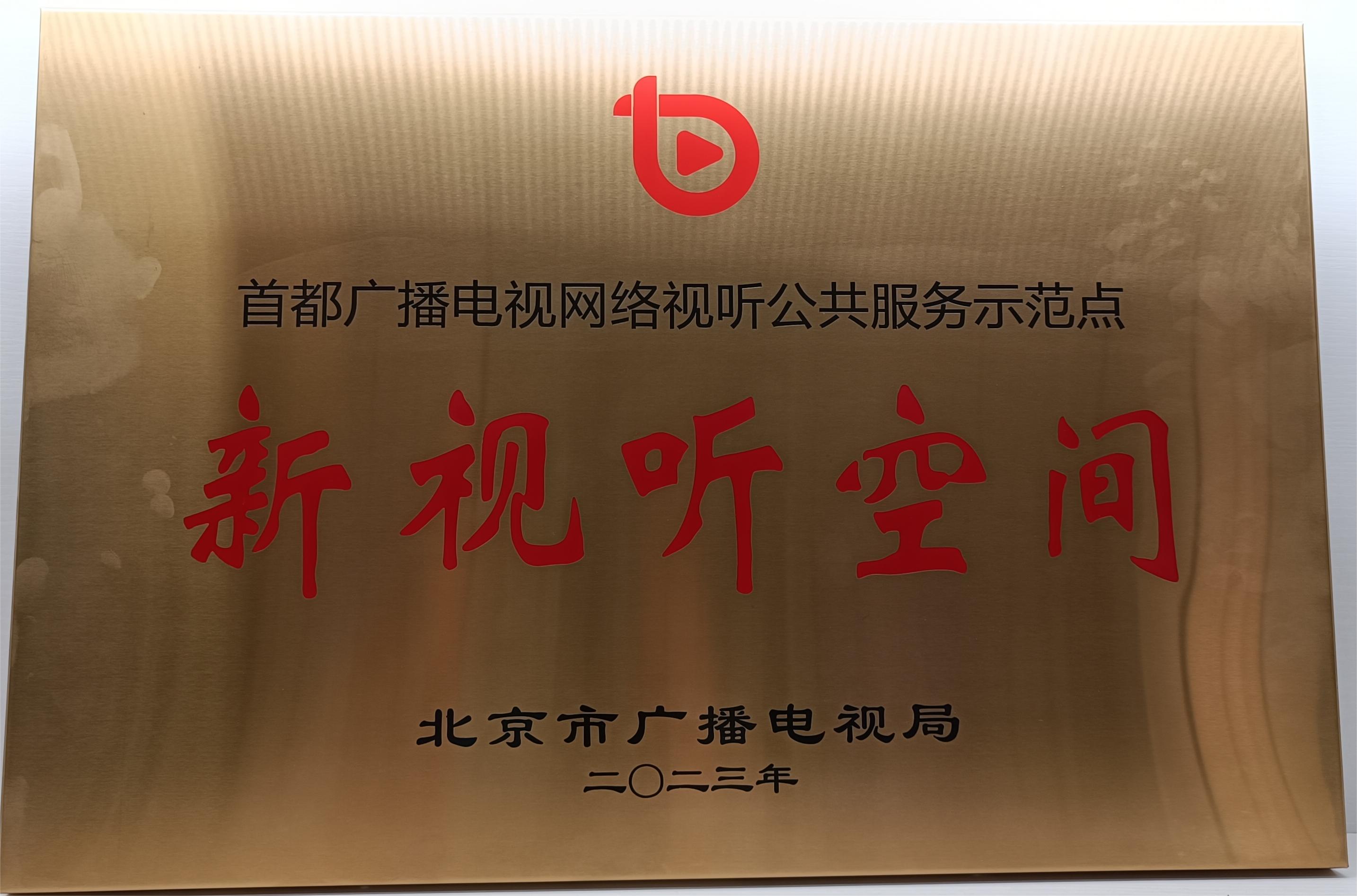 首都广播电视网络视听公共效劳树模点-新视听空间