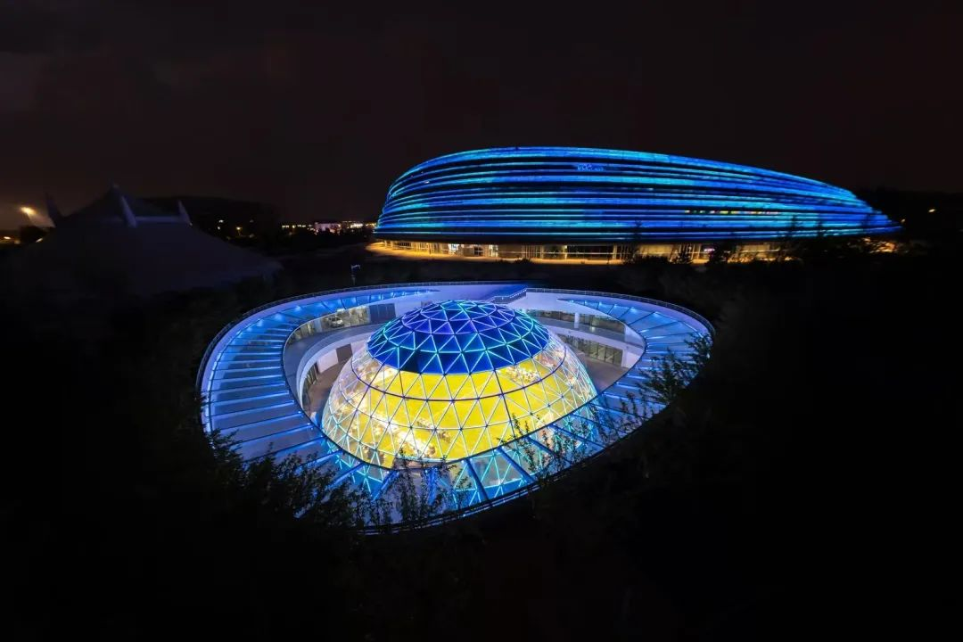 全球首个，，，，正式启用！威尼斯9499LED炫彩点亮“熊猫眼”